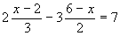Ecuación de primer grado con coeficientes multiplicando a la fracción