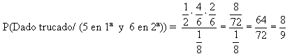 Aplicación teorema de Bayes 